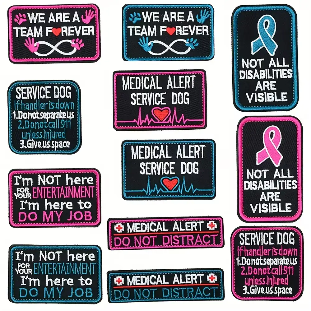 K9 Training Embroidered Velcro Dog ID Patch