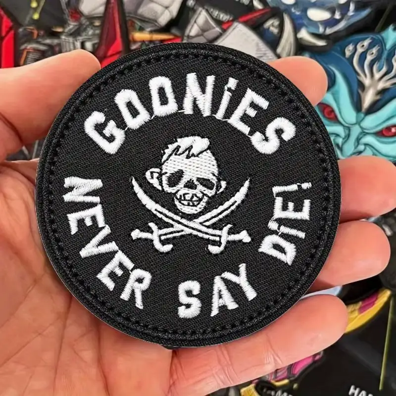 Goonies 'Never Say Die' Embroidered Velcro Patch