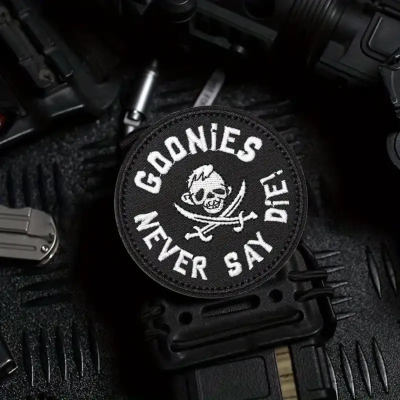 Goonies 'Never Say Die' Embroidered Velcro Patch