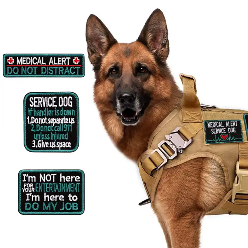 K9 Training Embroidered Velcro Dog ID Patch
