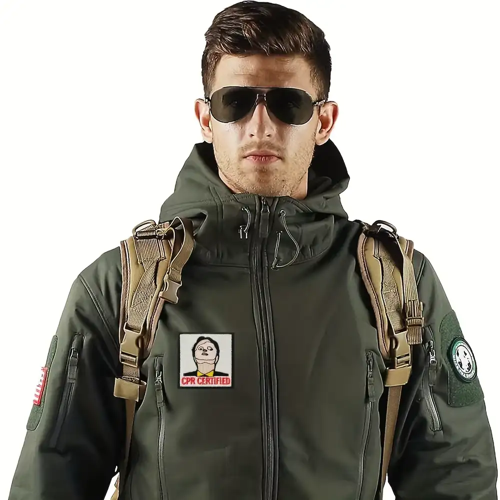 CPR Certified Novelty Tactical Cloth Patch