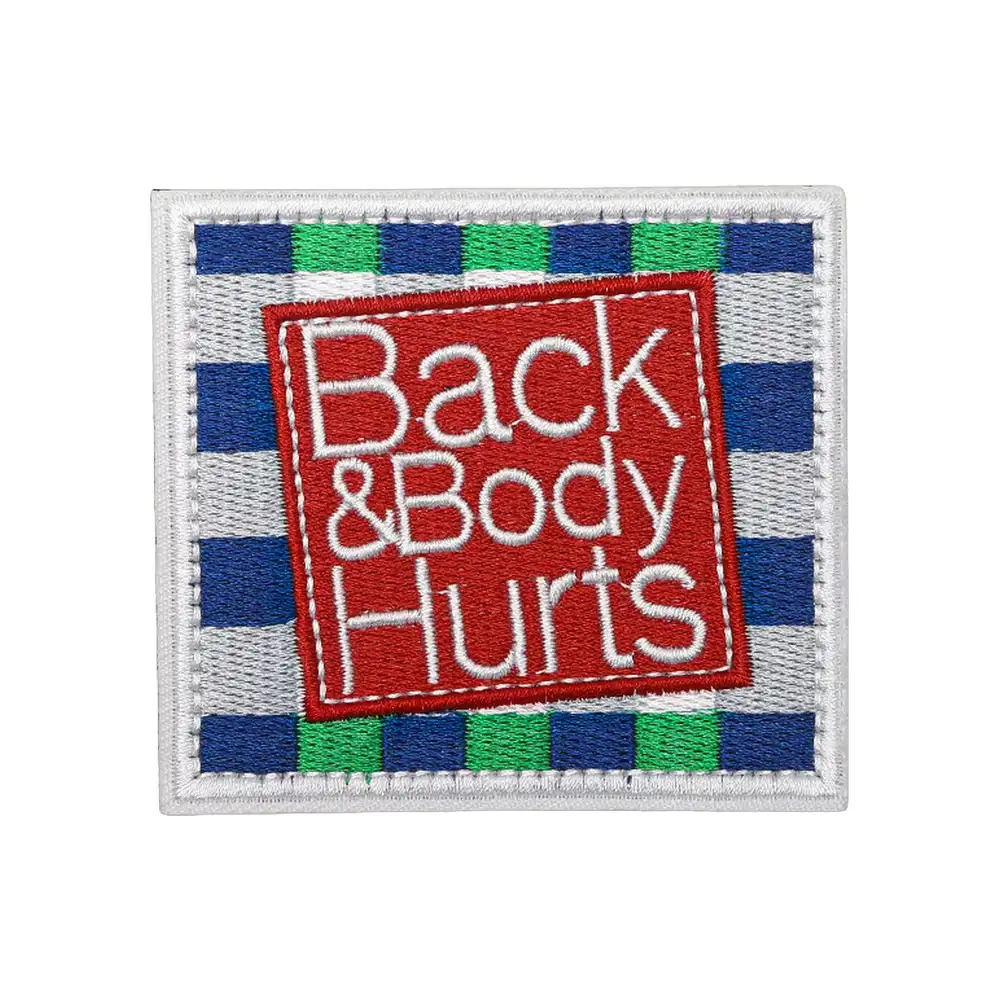 Funny 'Sore Waist & Back' Tactical Velcro Patch Badge