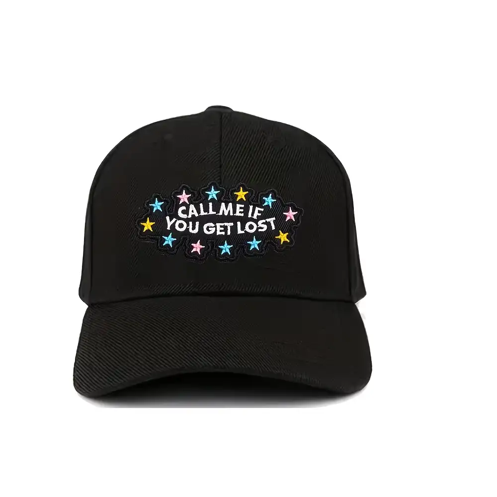 CALL ME IF YOU GET LOST embroidered Velcro badge