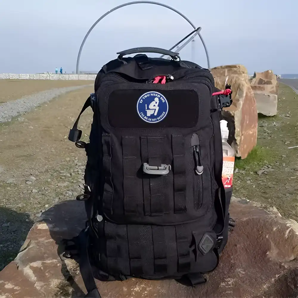 Tactical Embroidered Velcro Patch with Humorous Text