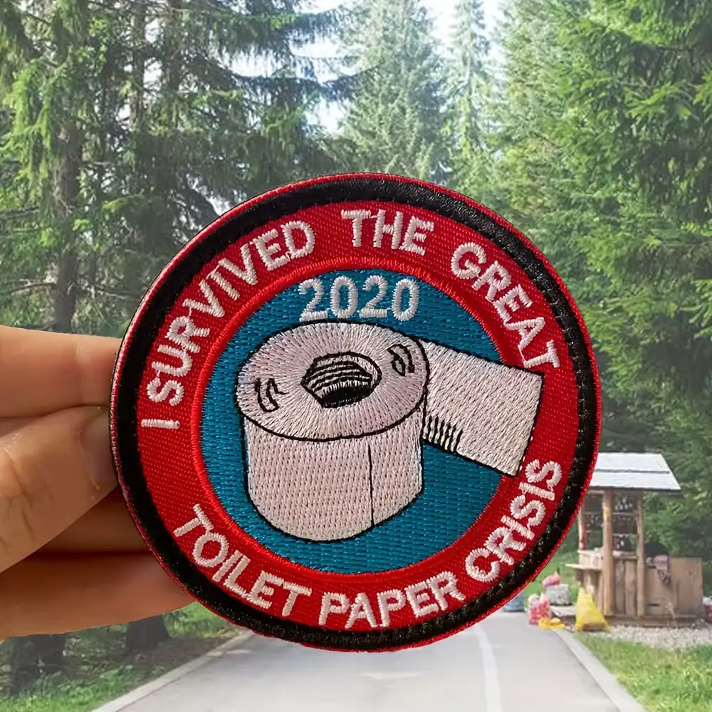 I Survived 2020刺繡魔術貼徽章
