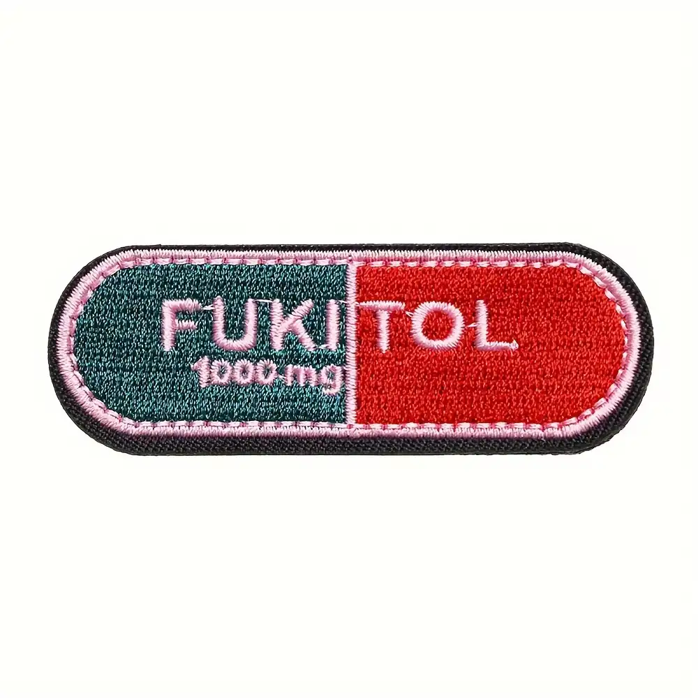 FUKITOL 1000mg Tactical Humorous Embroidered Patch