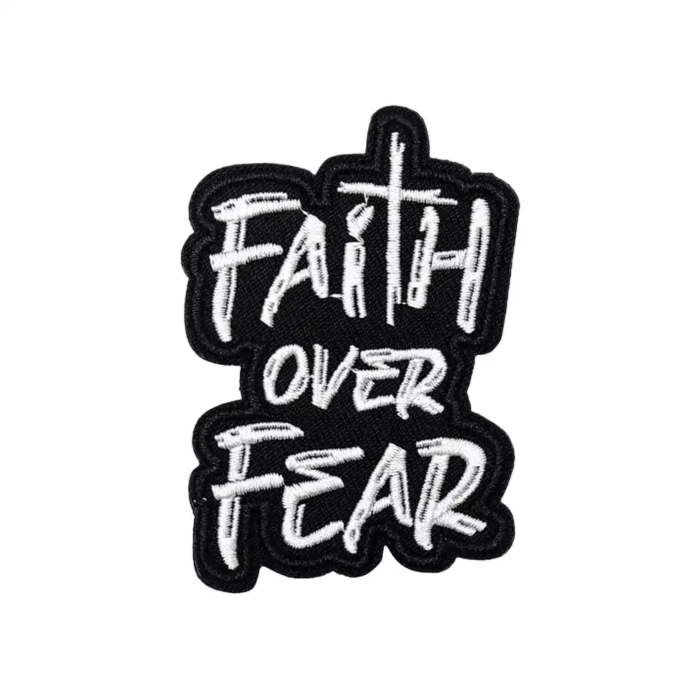 Faith Over Fear Tactical Velcro Cloth Patch