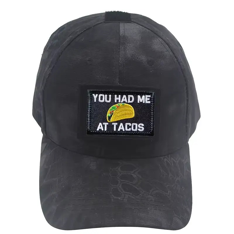 Fun Embroidered Mexican Burrito Velcro Patch
