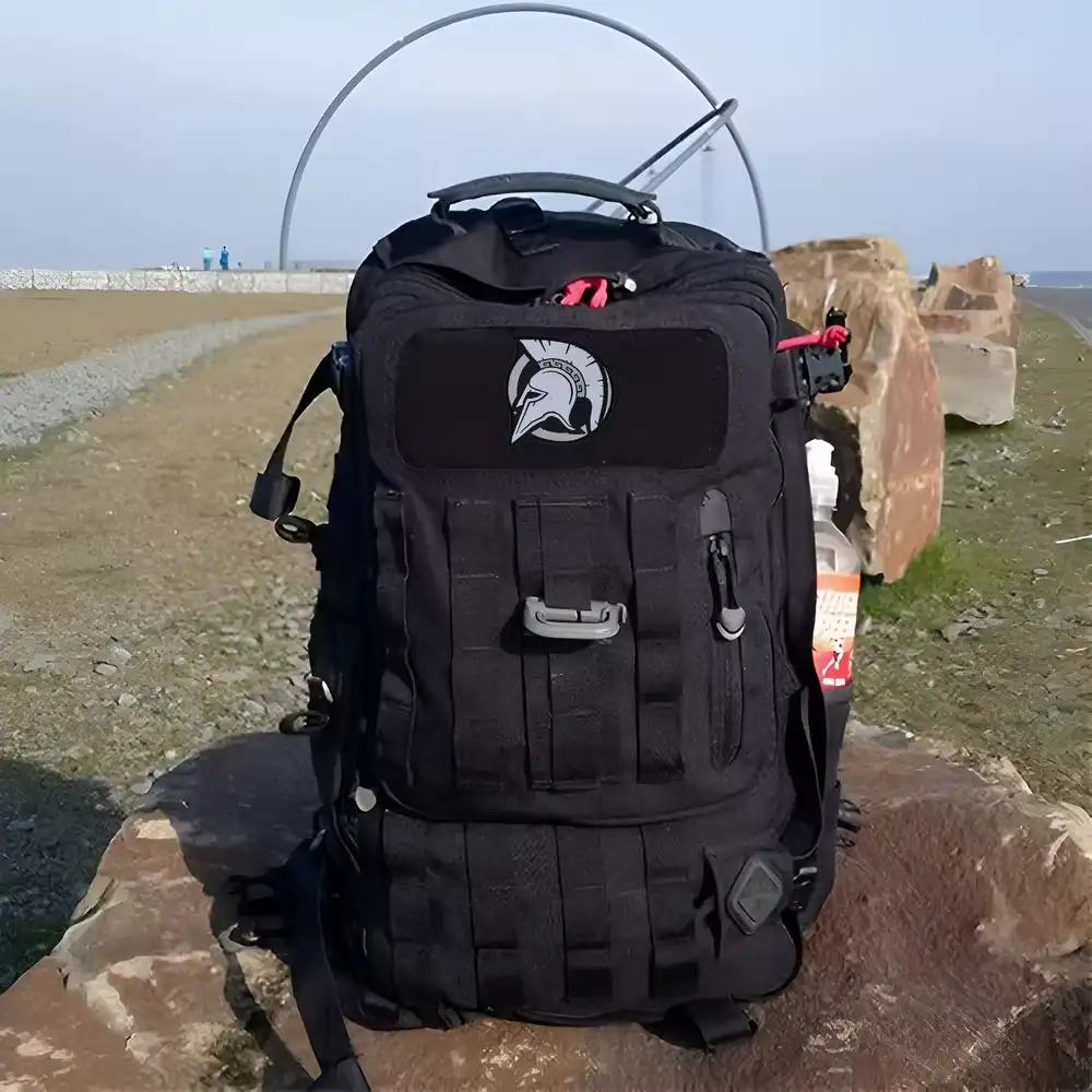 Spartan warrior-style Velcro patch