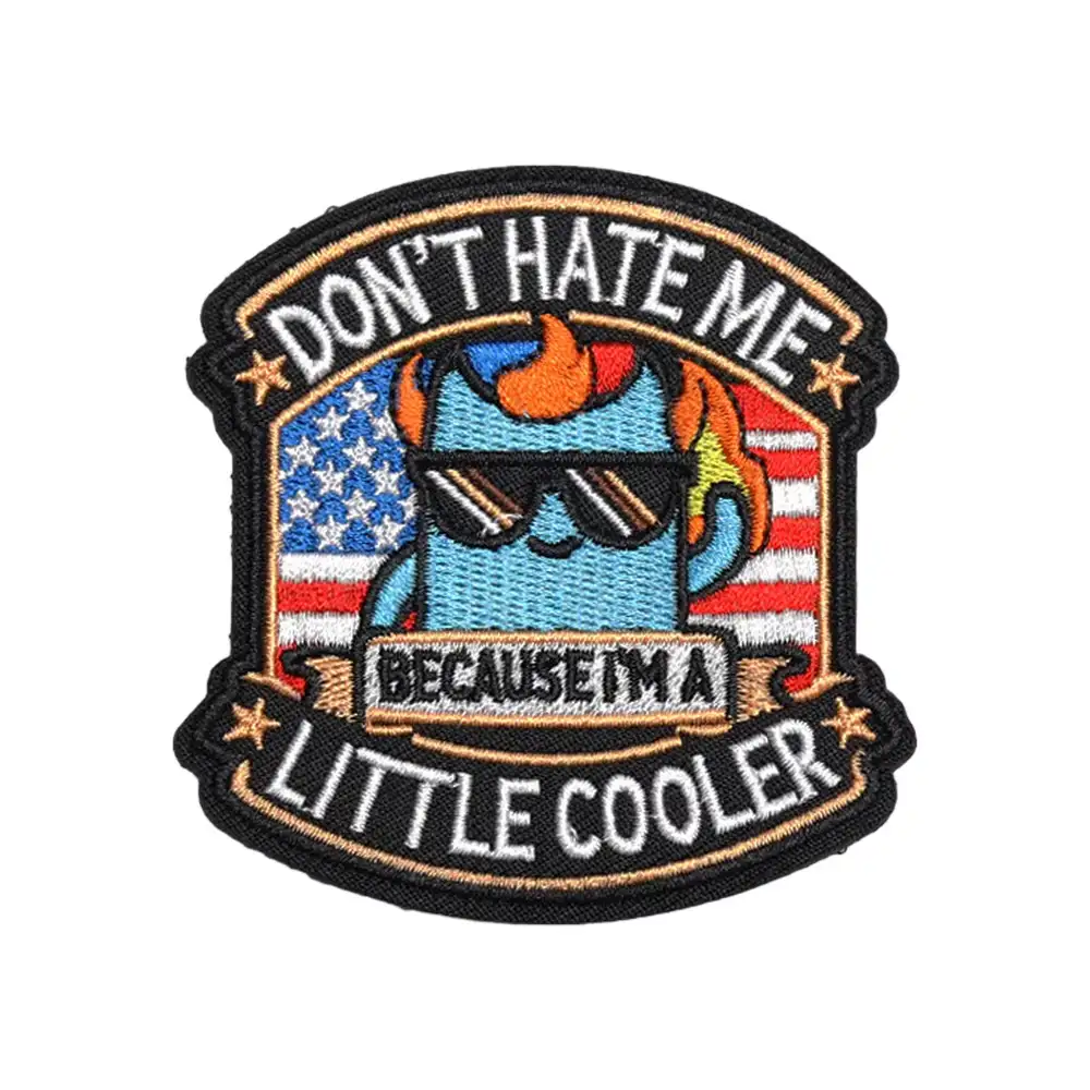 Tactical-style Funny Text Velcro Embroidered Patch