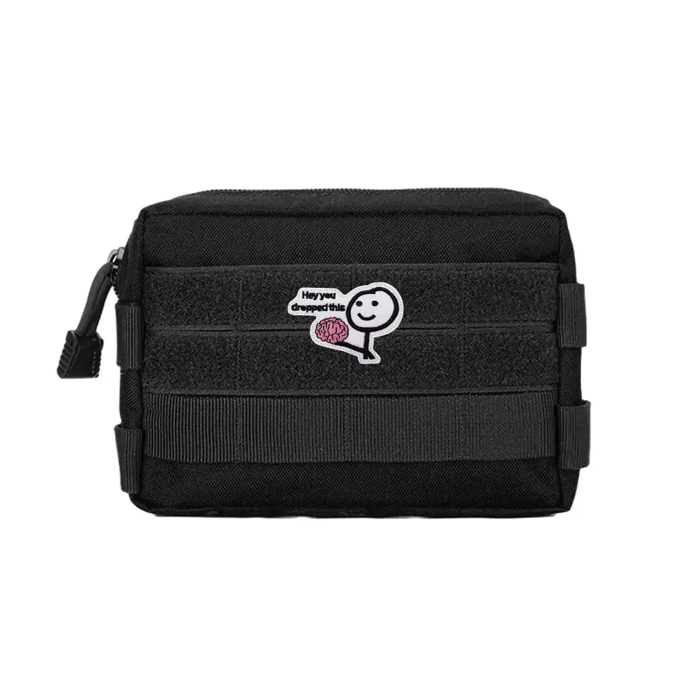 Novelty Text Tactical Velcro Embroidered Patch