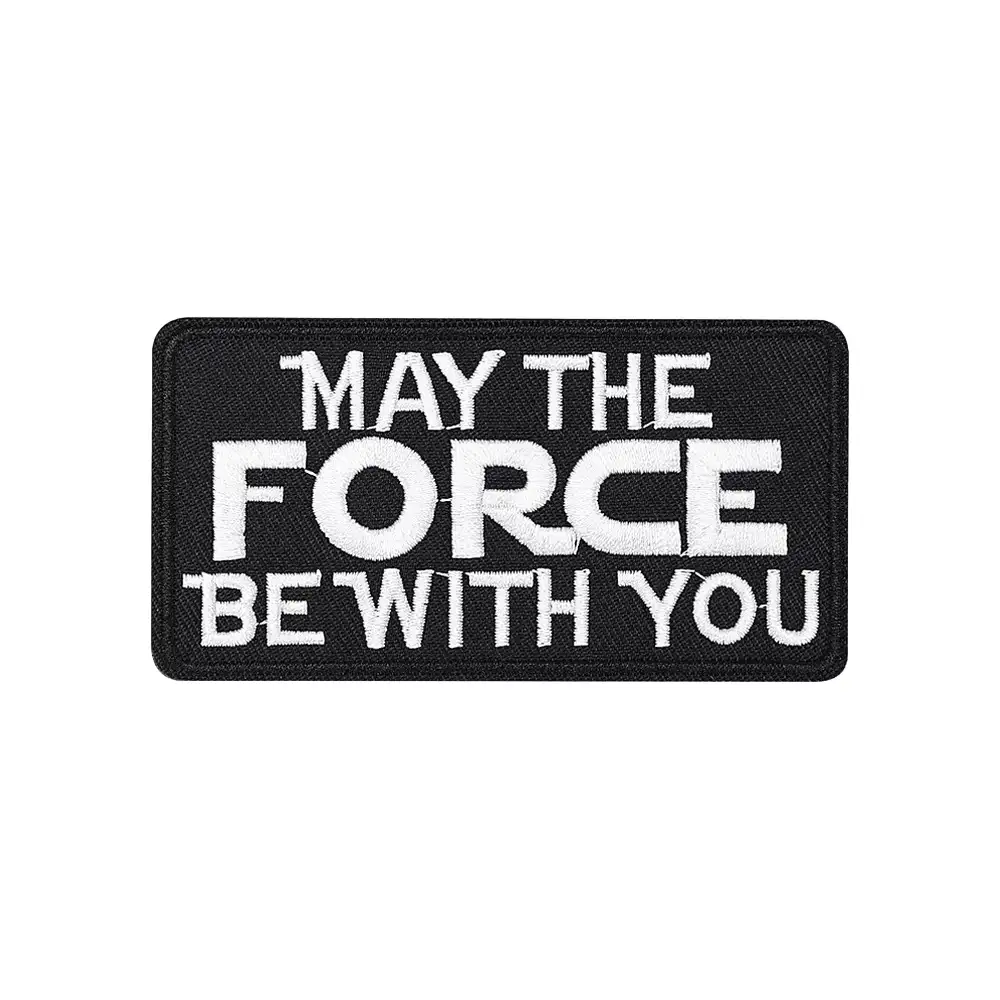Force Fun Text Embroidered Velcro Patch