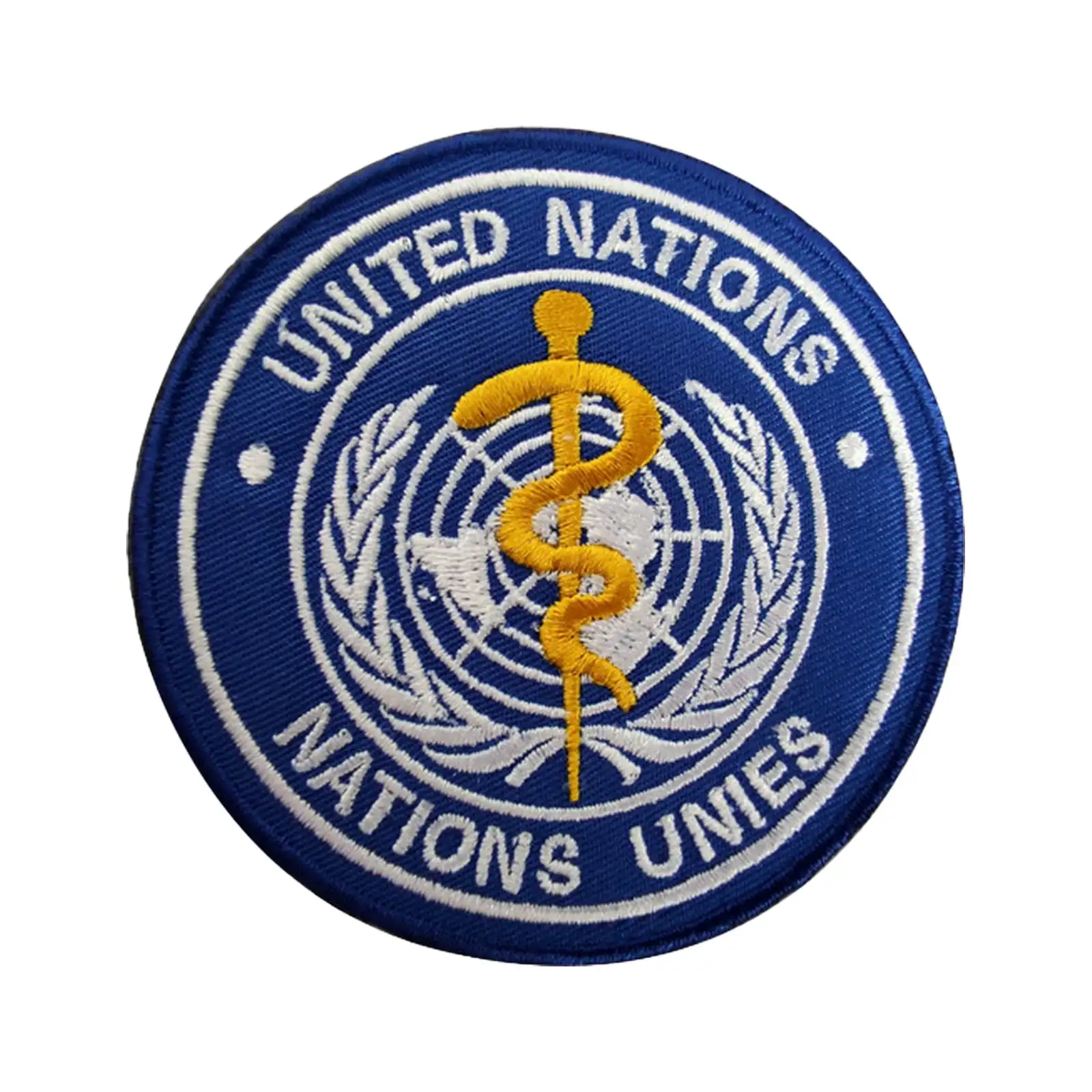 United Nations Medical Badge Velcro Cloth Patch