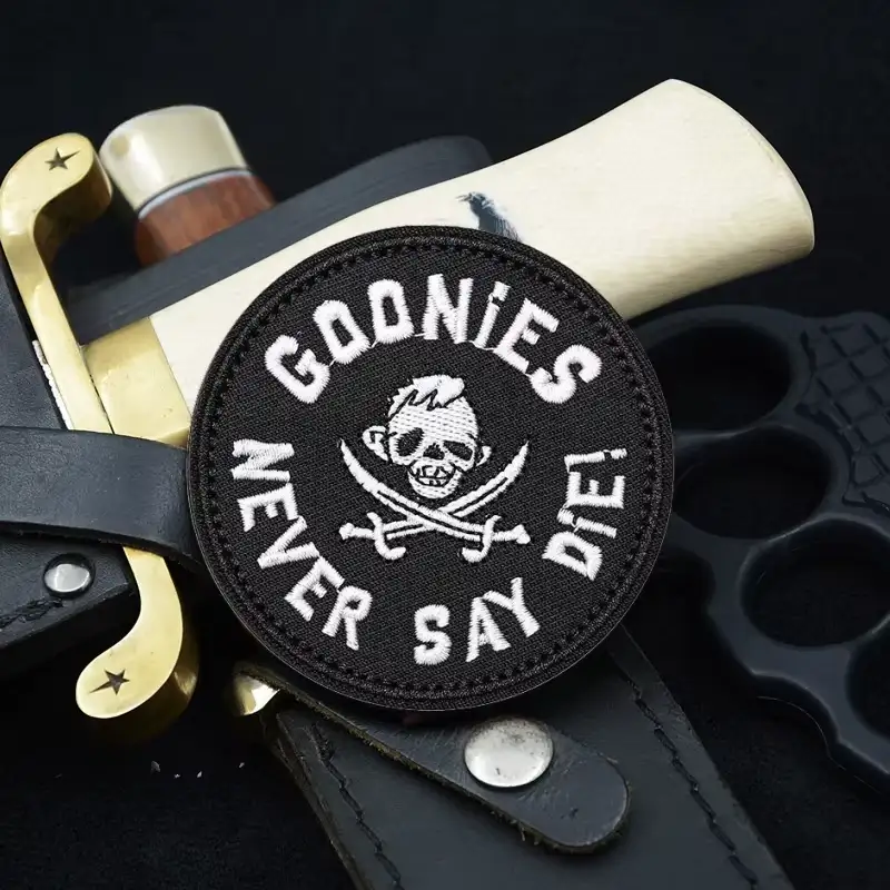 Goonies 'Never Say Die' Embroidered Velcro Patch