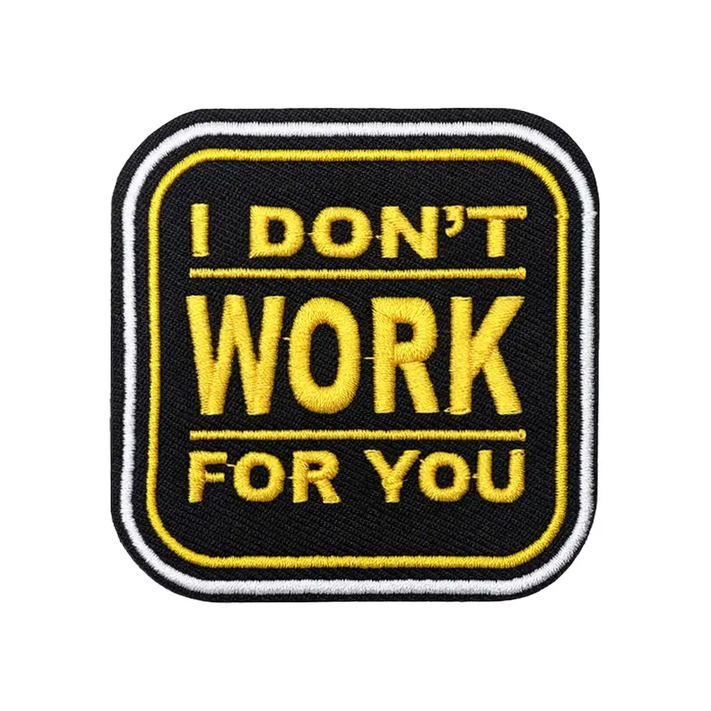 Novelty Text Velcro Tactical Patch