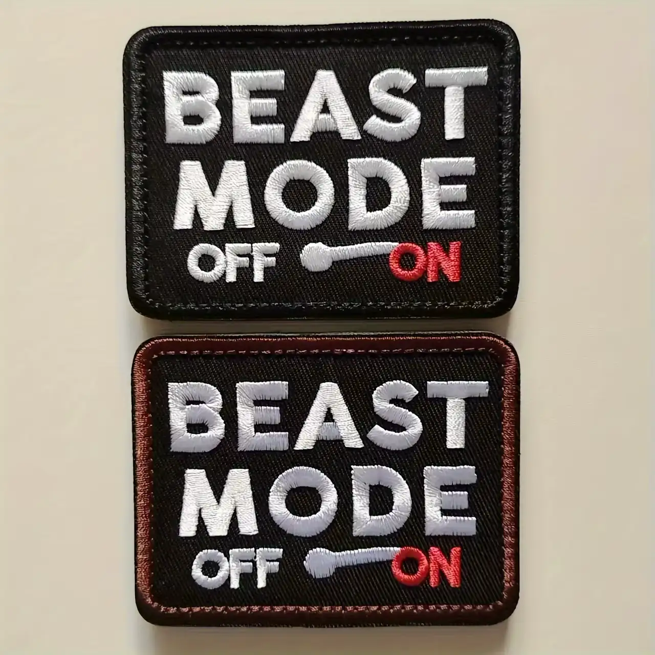 Beast Mode Quirky Tactical Embroidered Velcro Patch