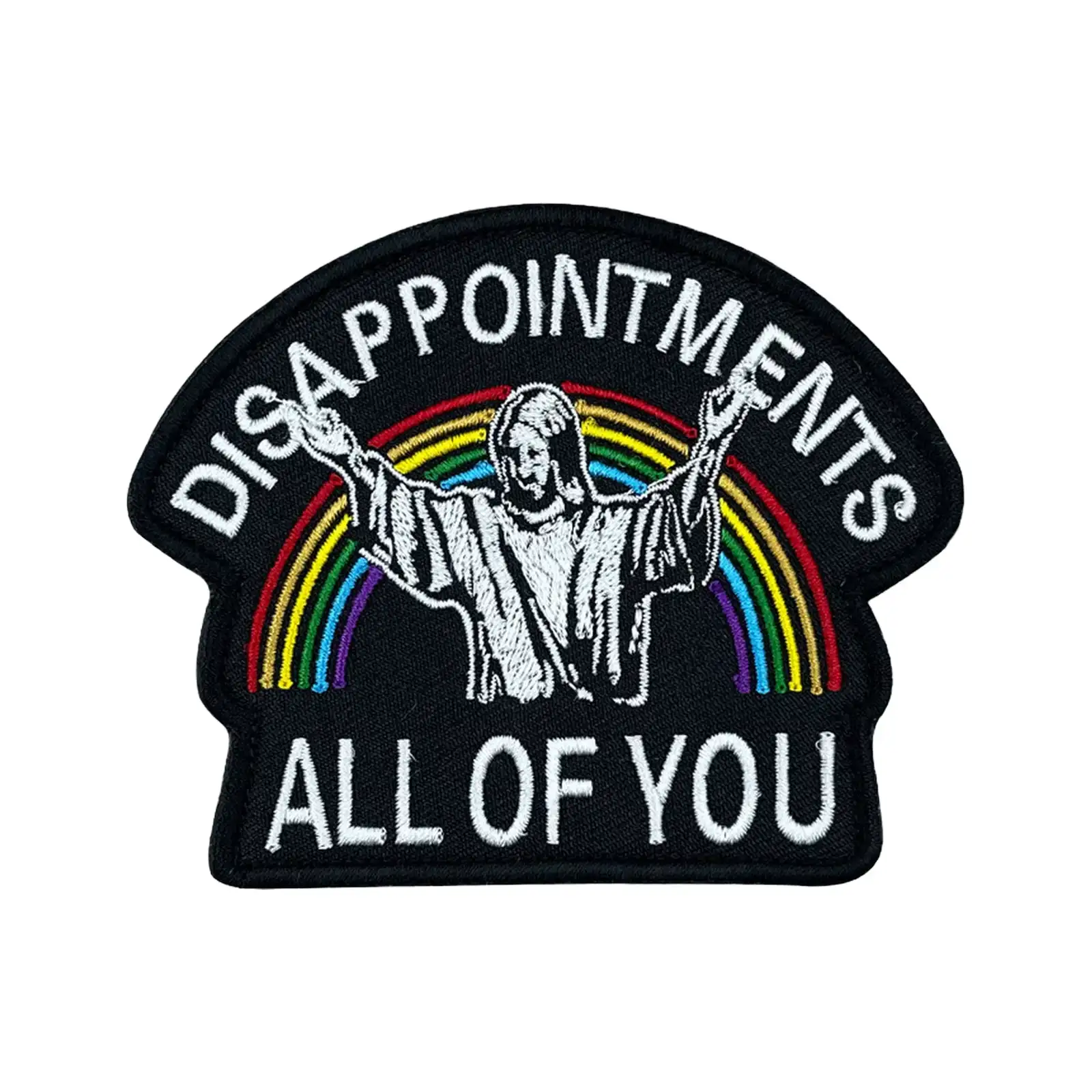 Fun Text Velcro Embroidered Patch