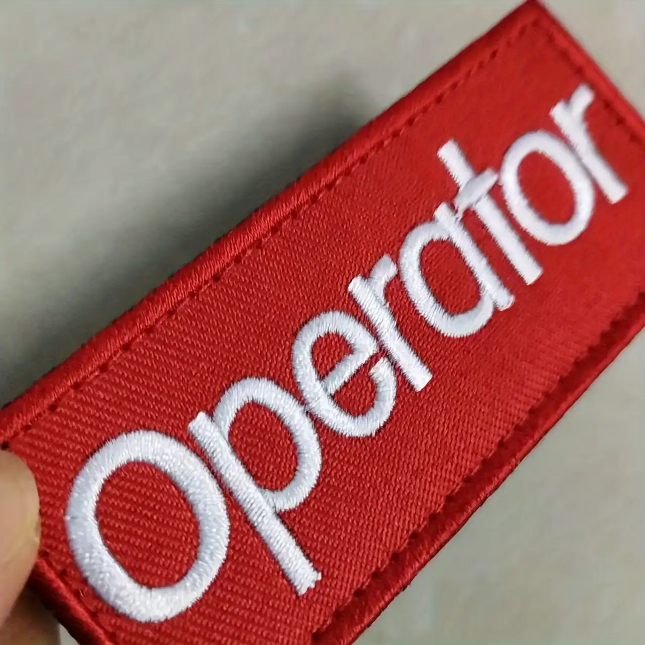 Funny Text Embroidered Velcro Badge Backpack Decoration