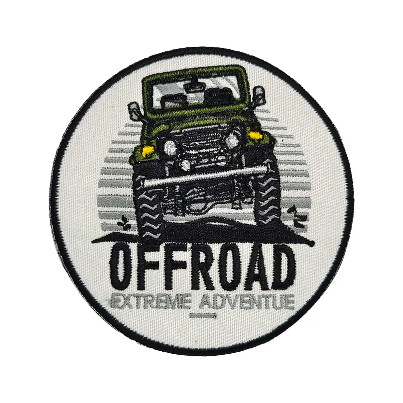 Outdoor Adventure-Themed Velcro-Backed Embroidered Badge