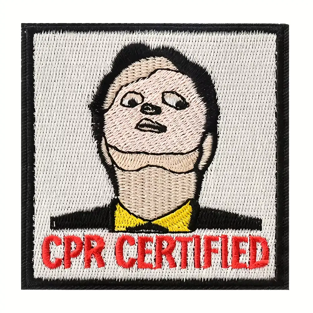 CPR Certified Novelty Tactical Cloth Patch
