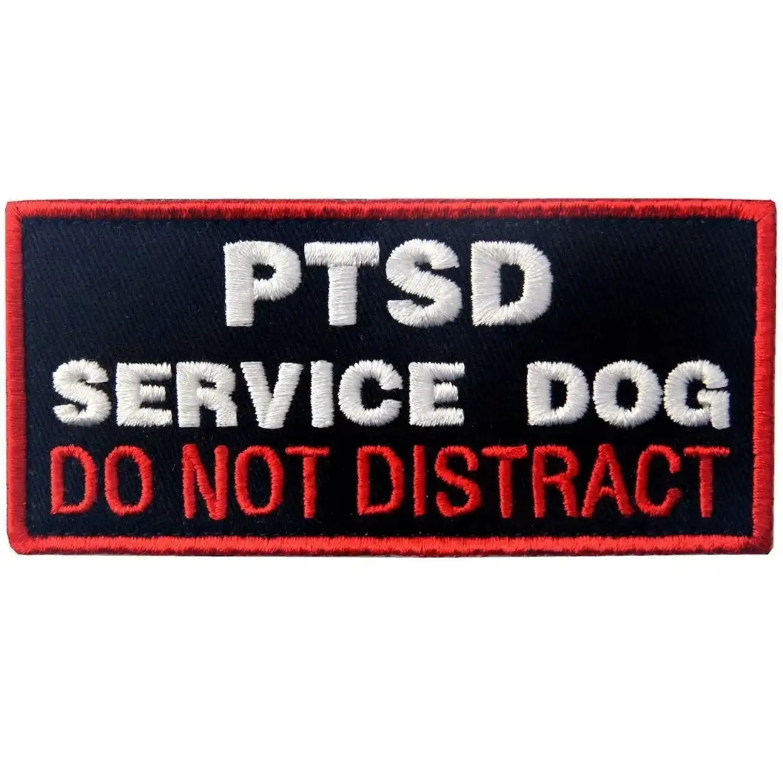 PTSD Service Dog Please Do Not Disturb Embroidered Velcro Patch