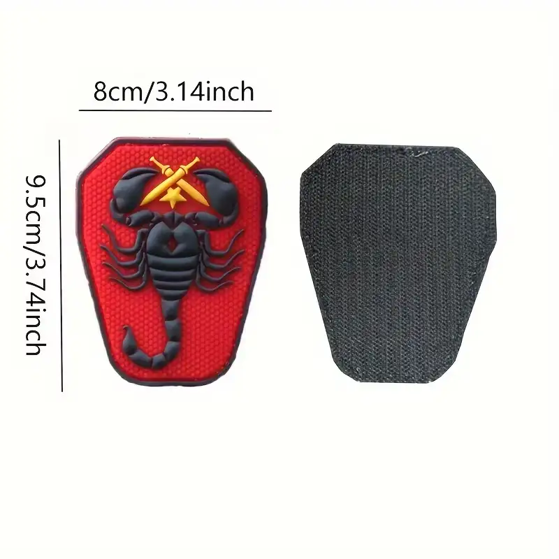 PVC Scorpion Tactical Velcro Arm Patch