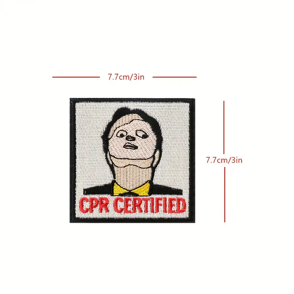 CPR Certified Novelty Tactical Cloth Patch