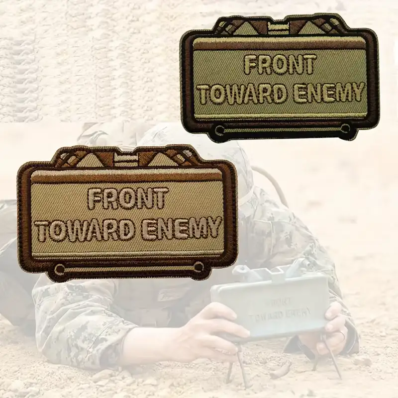 M18A1 Directional Mine-Themed Velcro Embroidered Patch