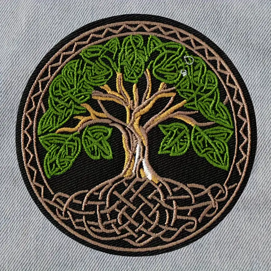Celtic Tree of Life Embroidered Patch