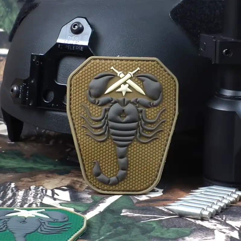 PVC Scorpion Tactical Velcro Arm Patch