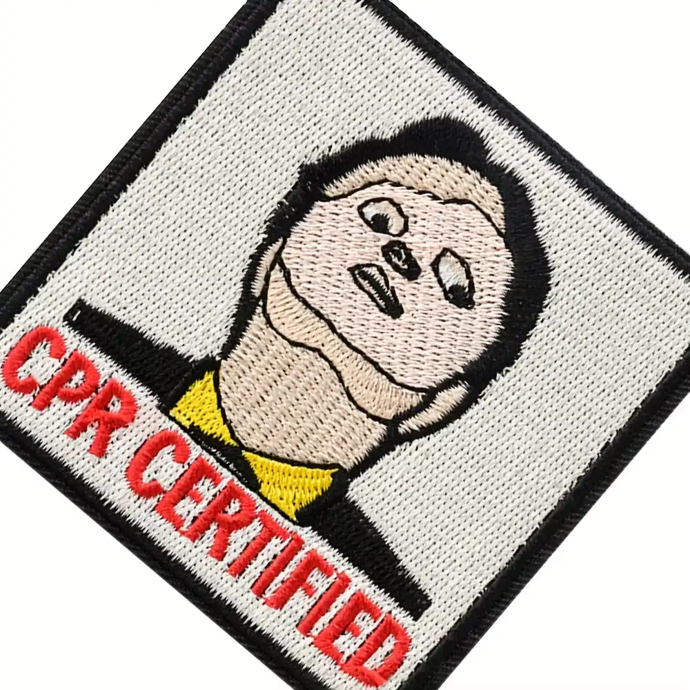 CPR Certified Novelty Tactical Cloth Patch