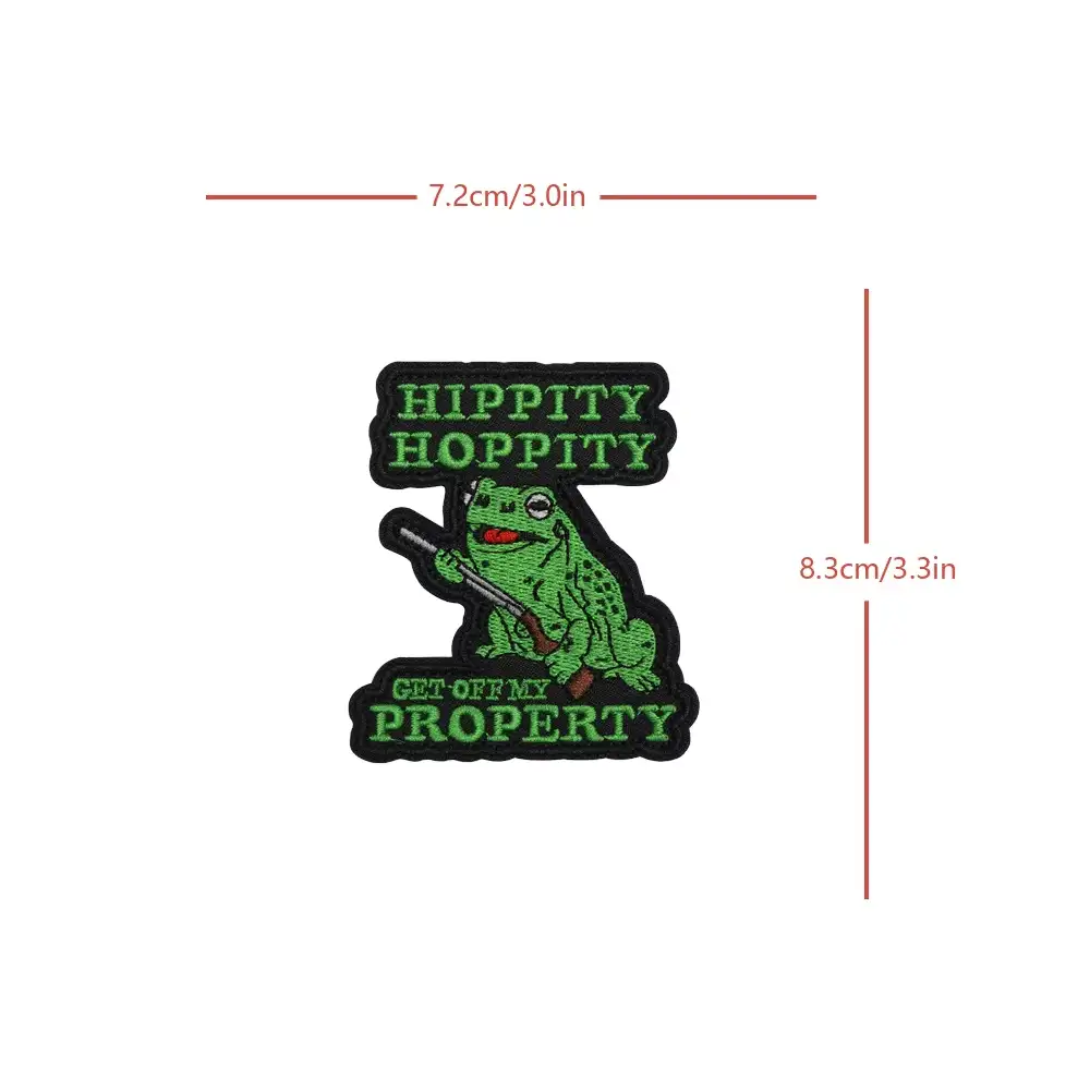 Hippity Hoppity趣味刺繡魔術貼布貼