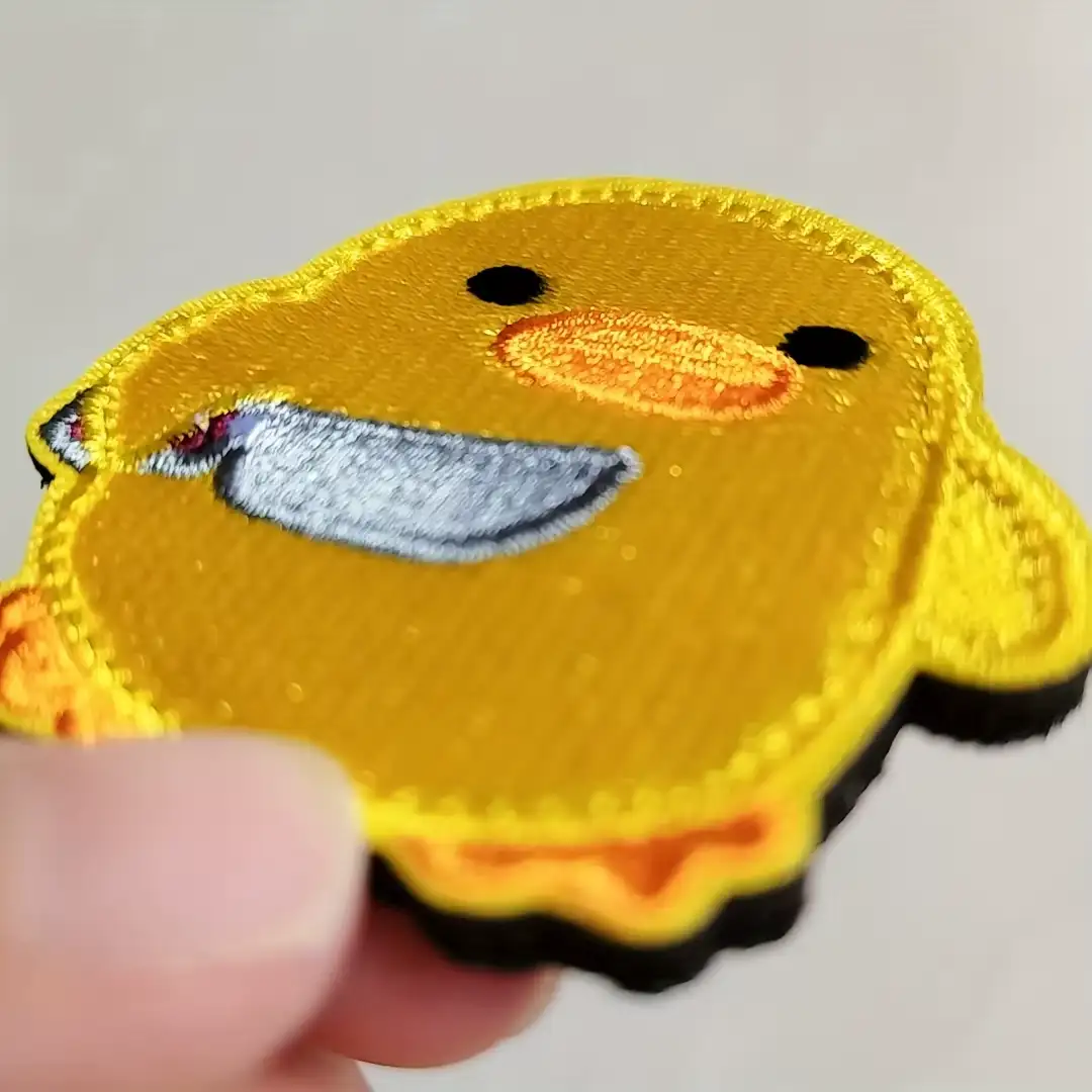 Yellow Chick Velcro Badge