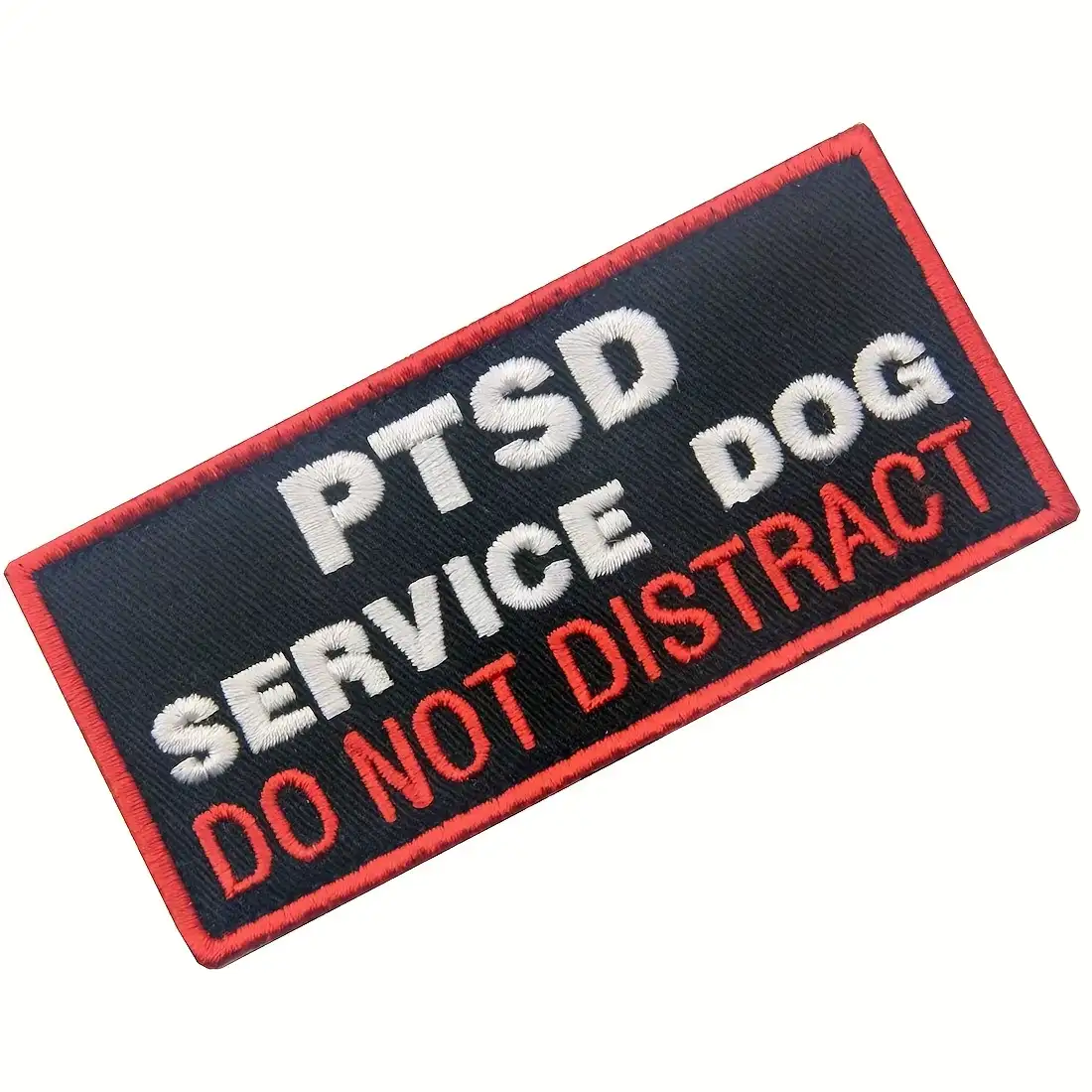 PTSD Service Dog Please Do Not Disturb Embroidered Velcro Patch