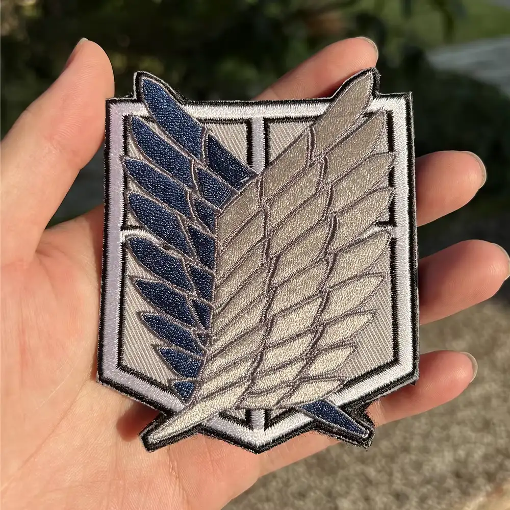 Attack on Titan Wings of Freedom Embroidered Velcro Patch