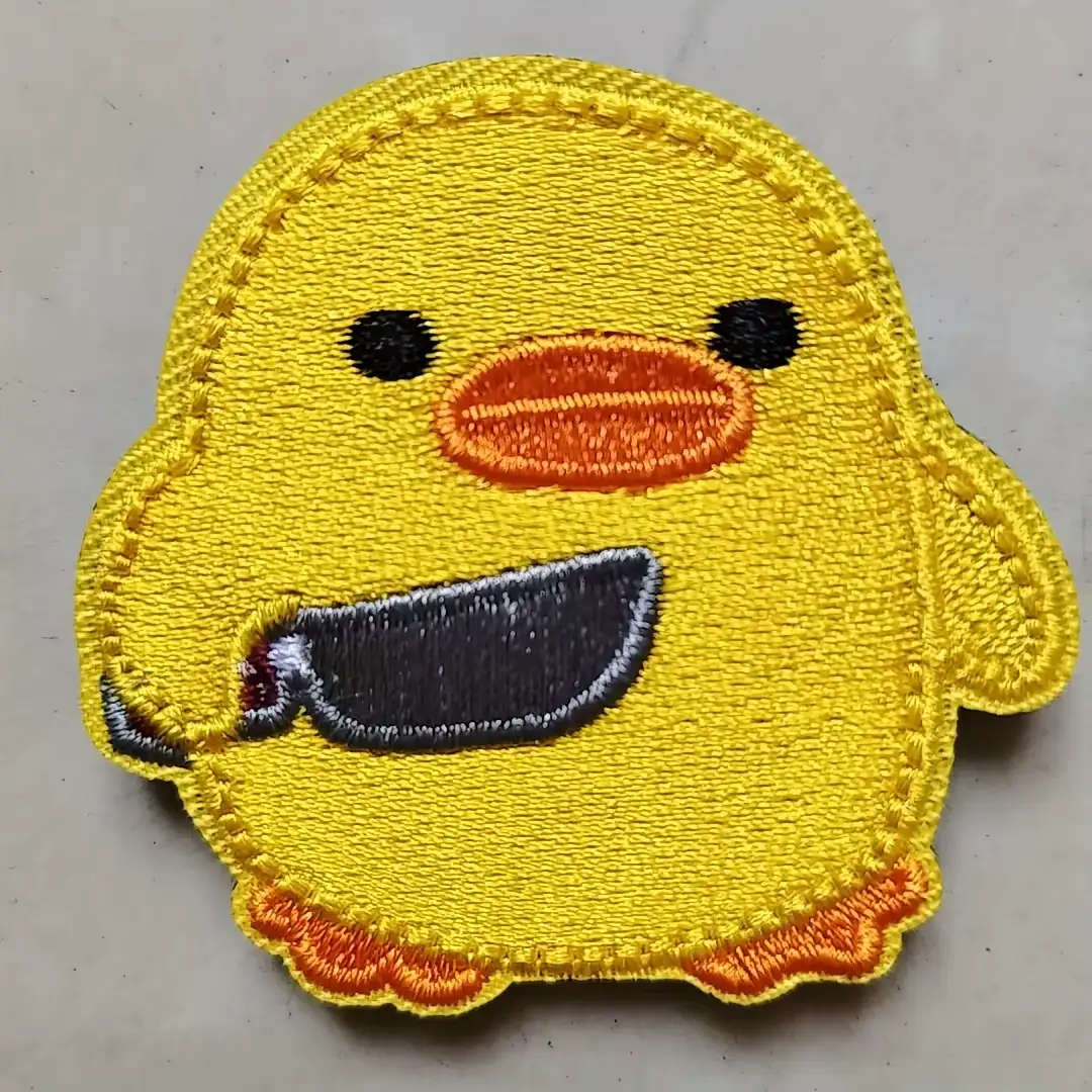 Yellow Chick Velcro Badge