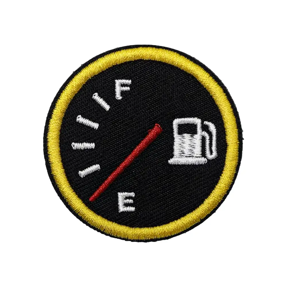 Fuel Gauge Pattern Tactical Embroidered Velcro Patch Badge