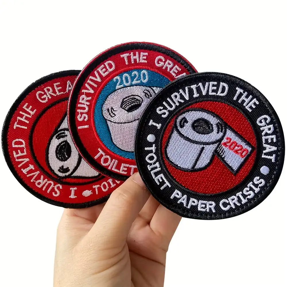 I Survived 2020 Embroidered Velcro Badge