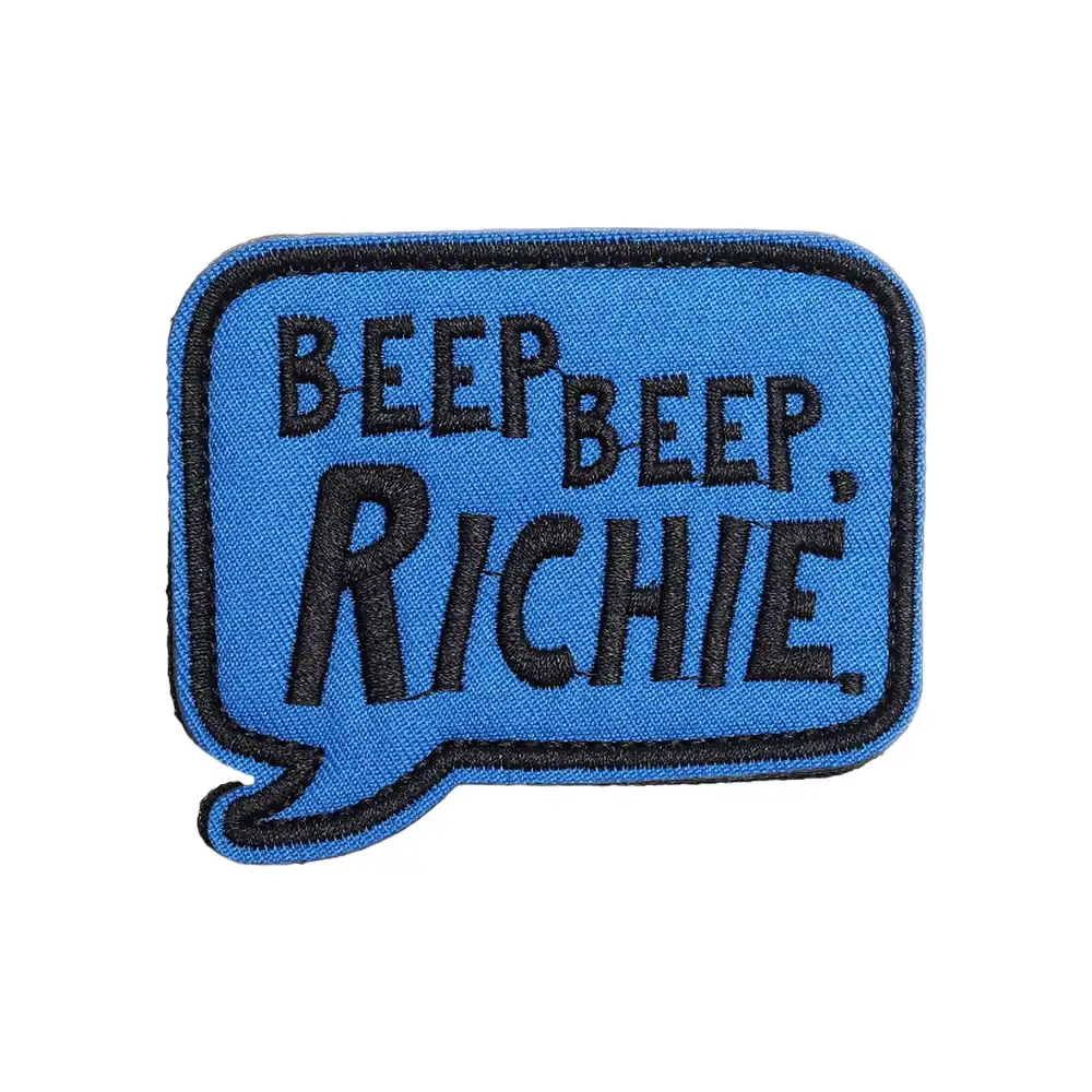 Beep Beep Richie Fun Embroidered Velcro Patch