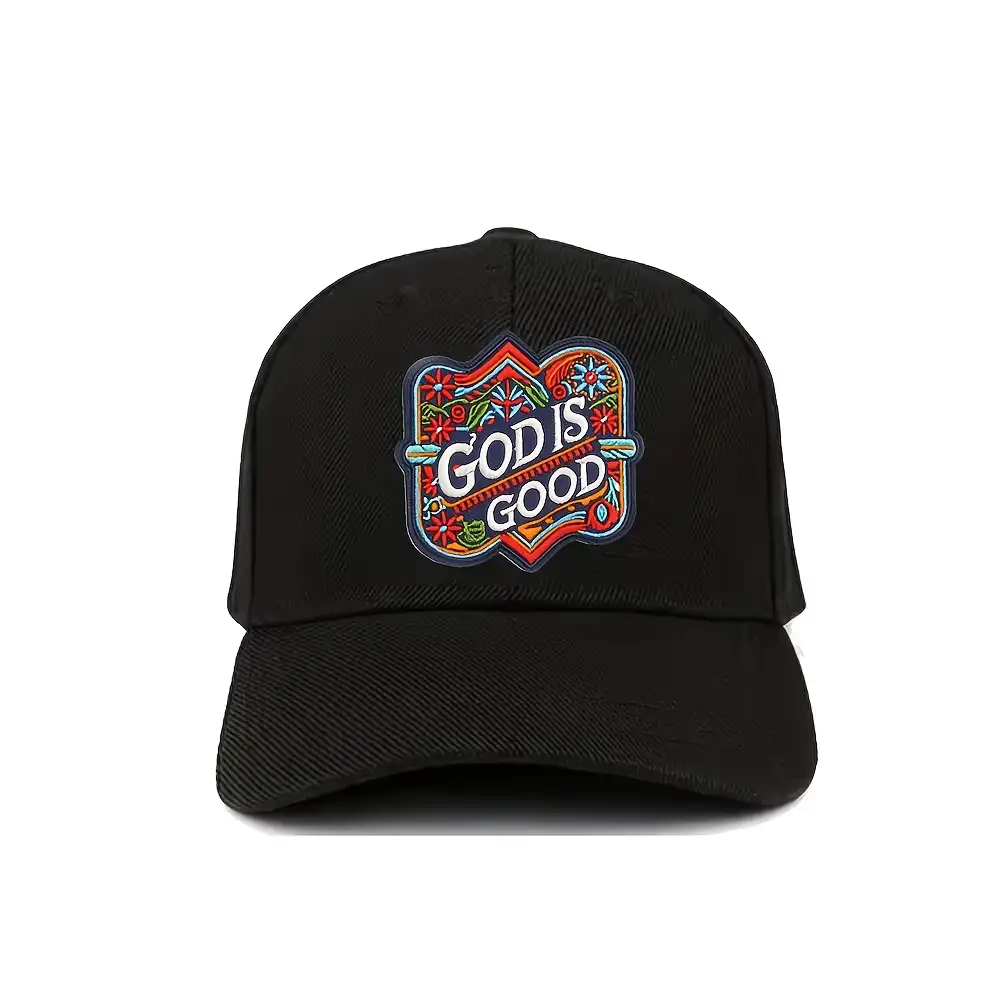 “God Is Good”刺繡魔鬼氈徽章