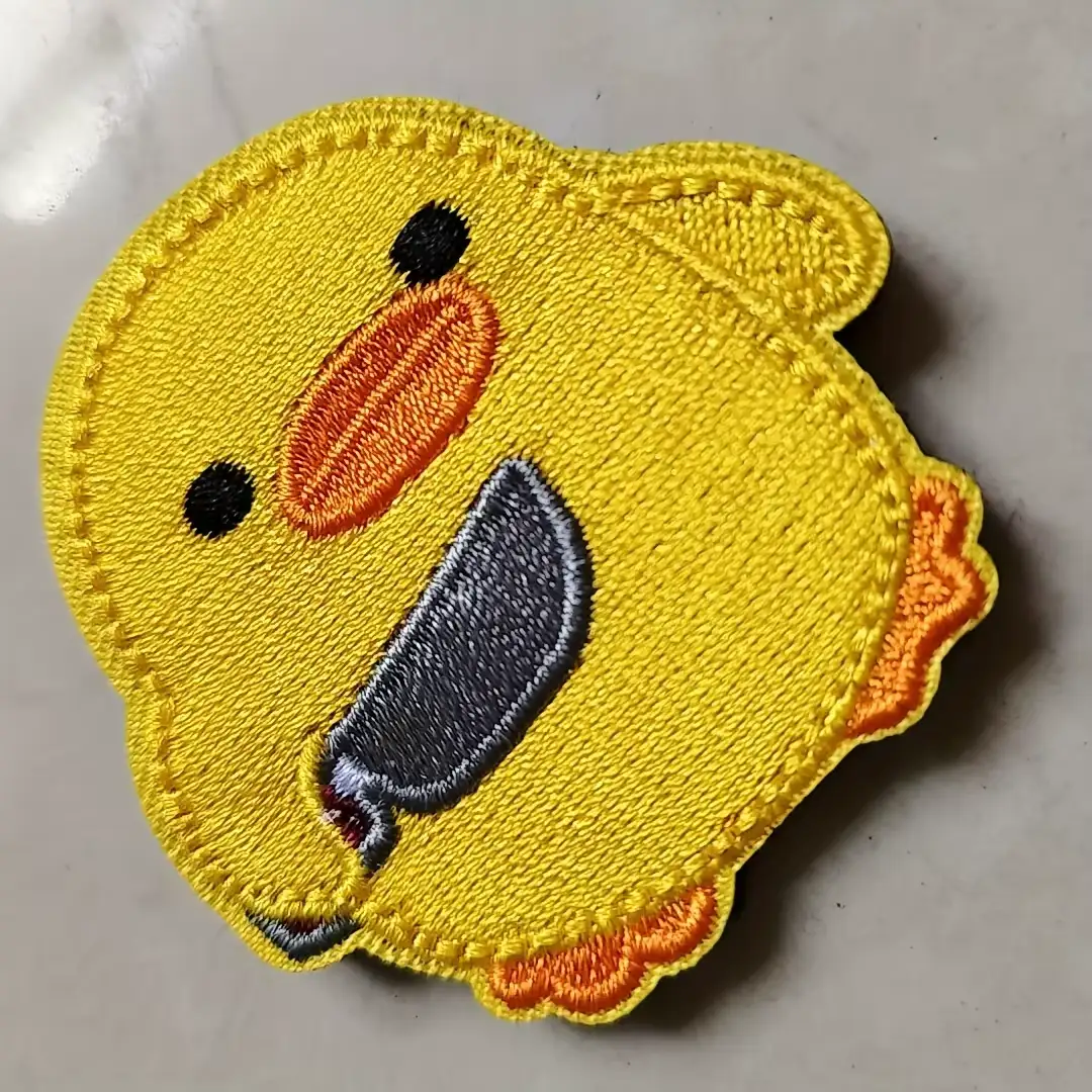 Yellow Chick Velcro Badge