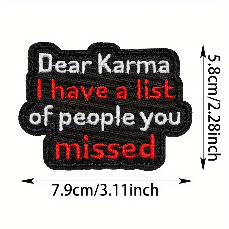 Funny meme Velcro embroidered patch compatible with tactical backpacks