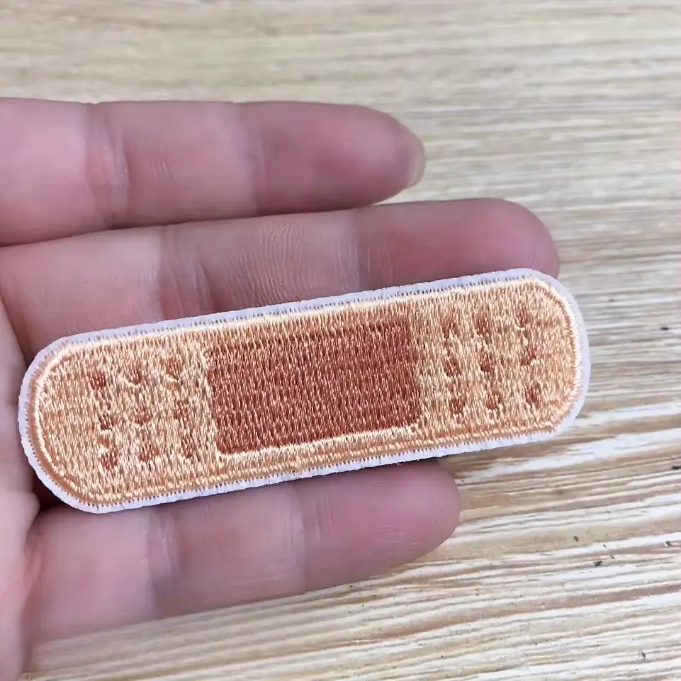 卡通創可貼刺繡熨燙貼兩片裝