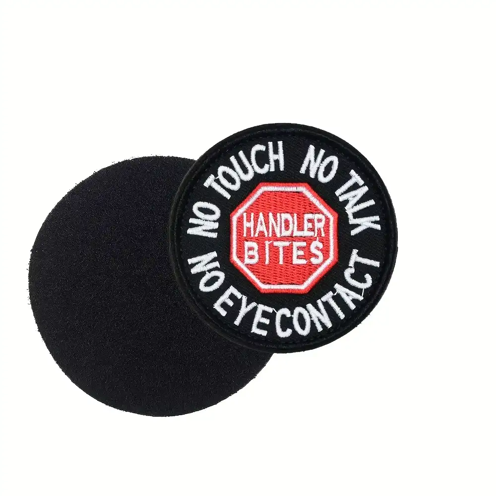 Embroidered Velcro Patch: Service Dog, Please Do Not Touch