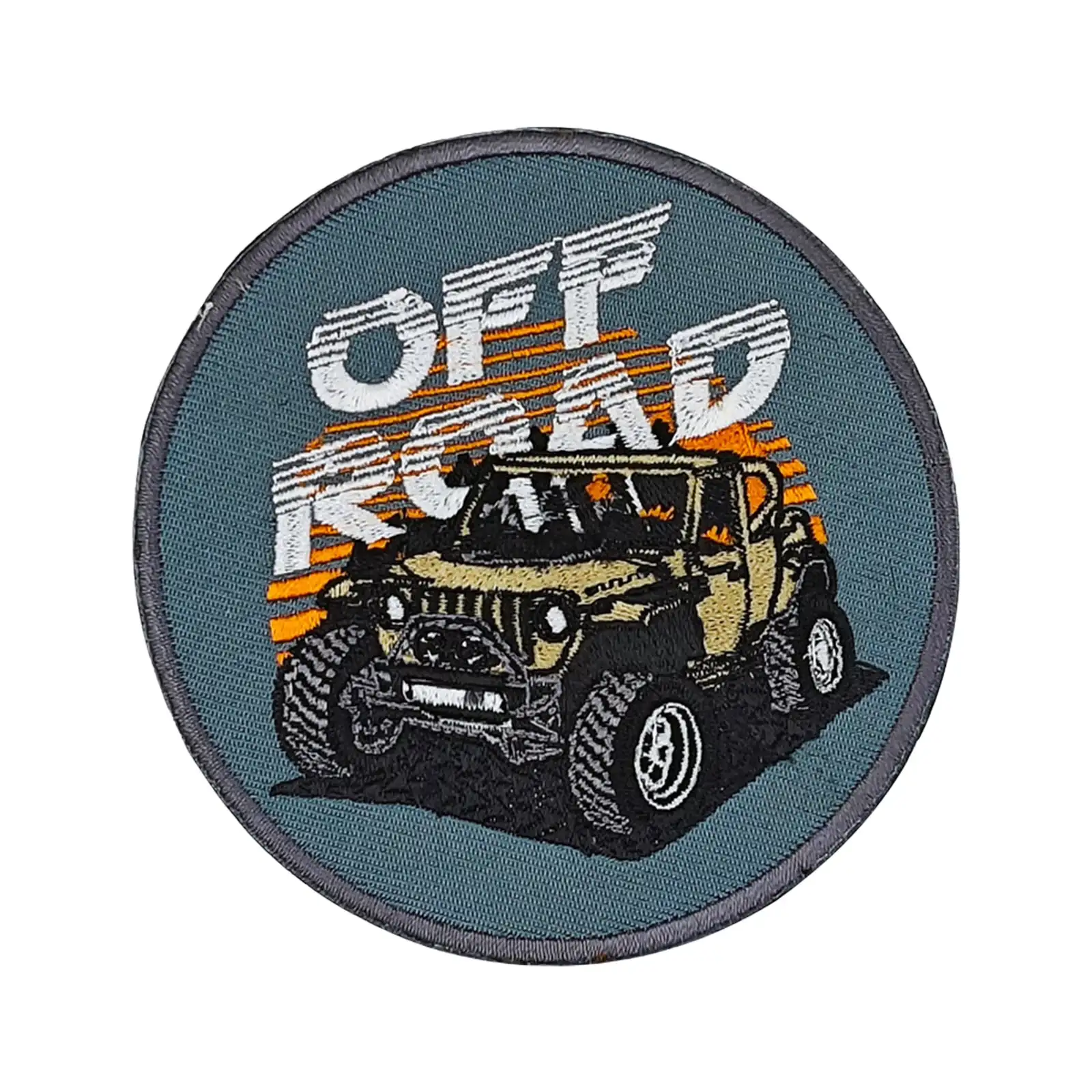 Off-Road Adventure Embroidered Velcro Patch