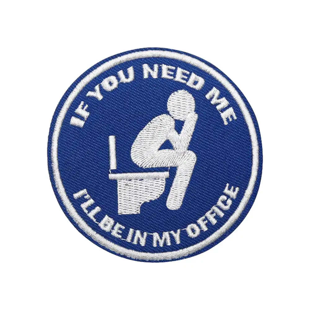 Tactical Embroidered Velcro Patch with Humorous Text
