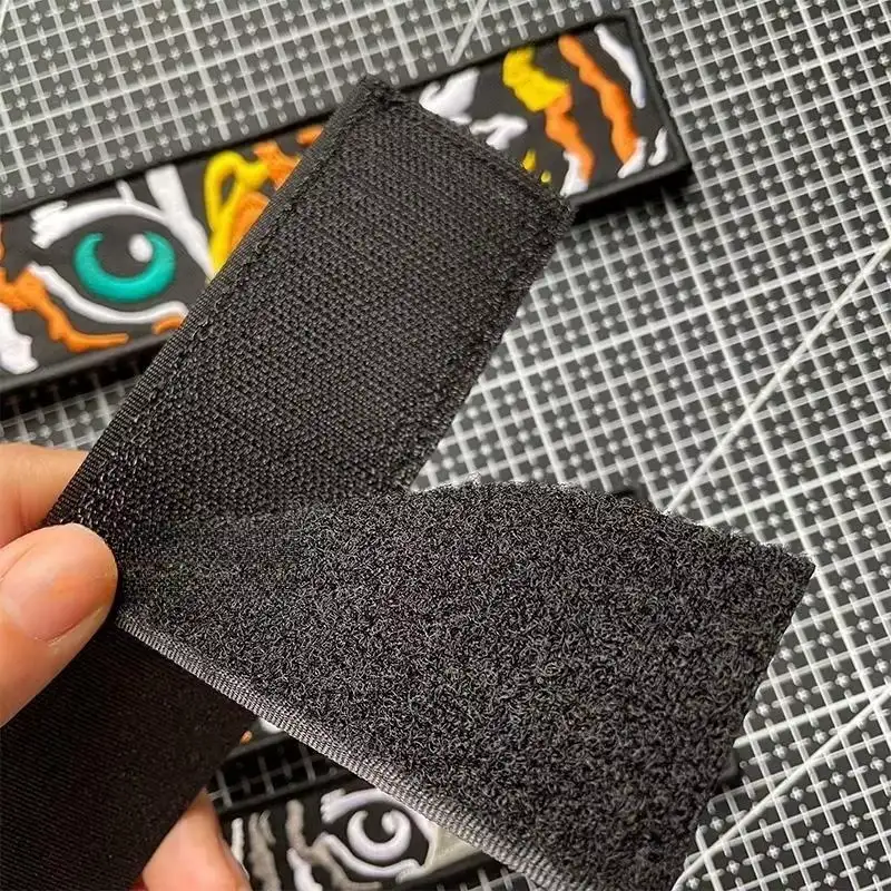 Tiger-Stripe Embroidered Velcro Patch