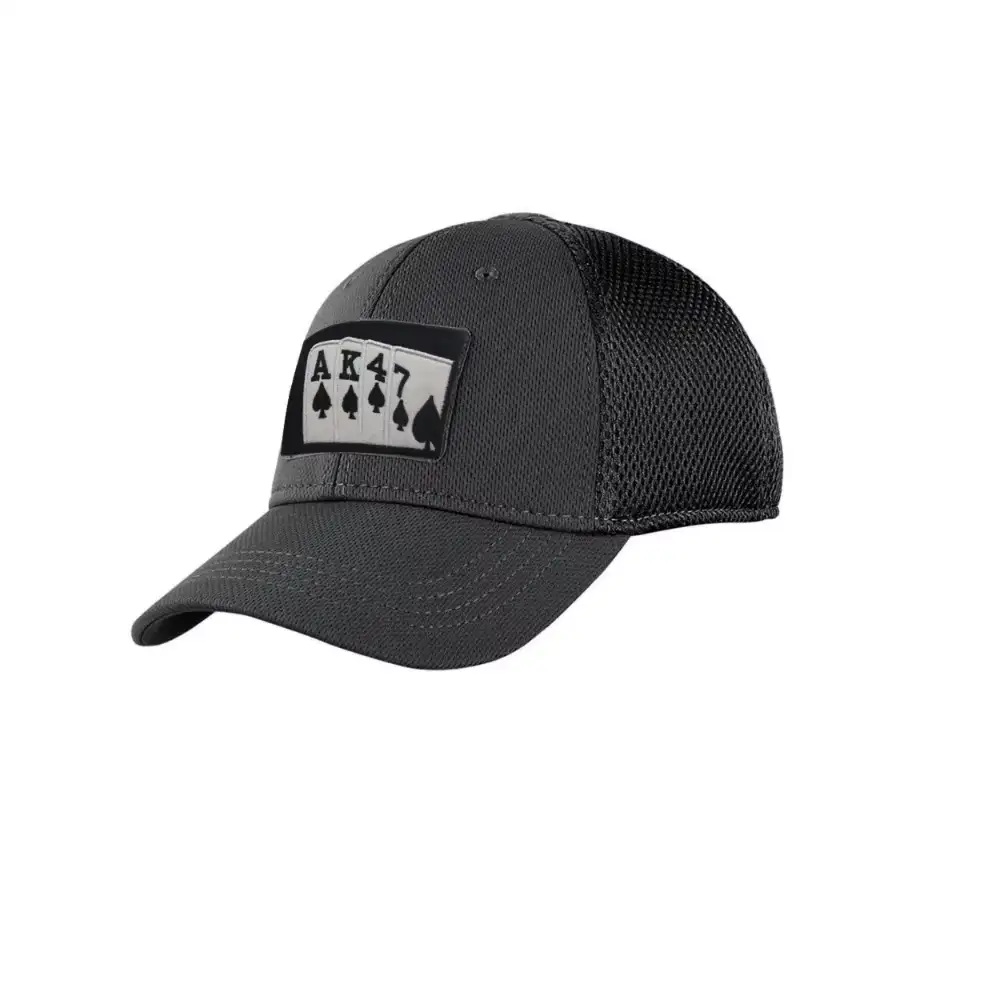 AK47 Poker Novelty Embroidered Velcro Patch
