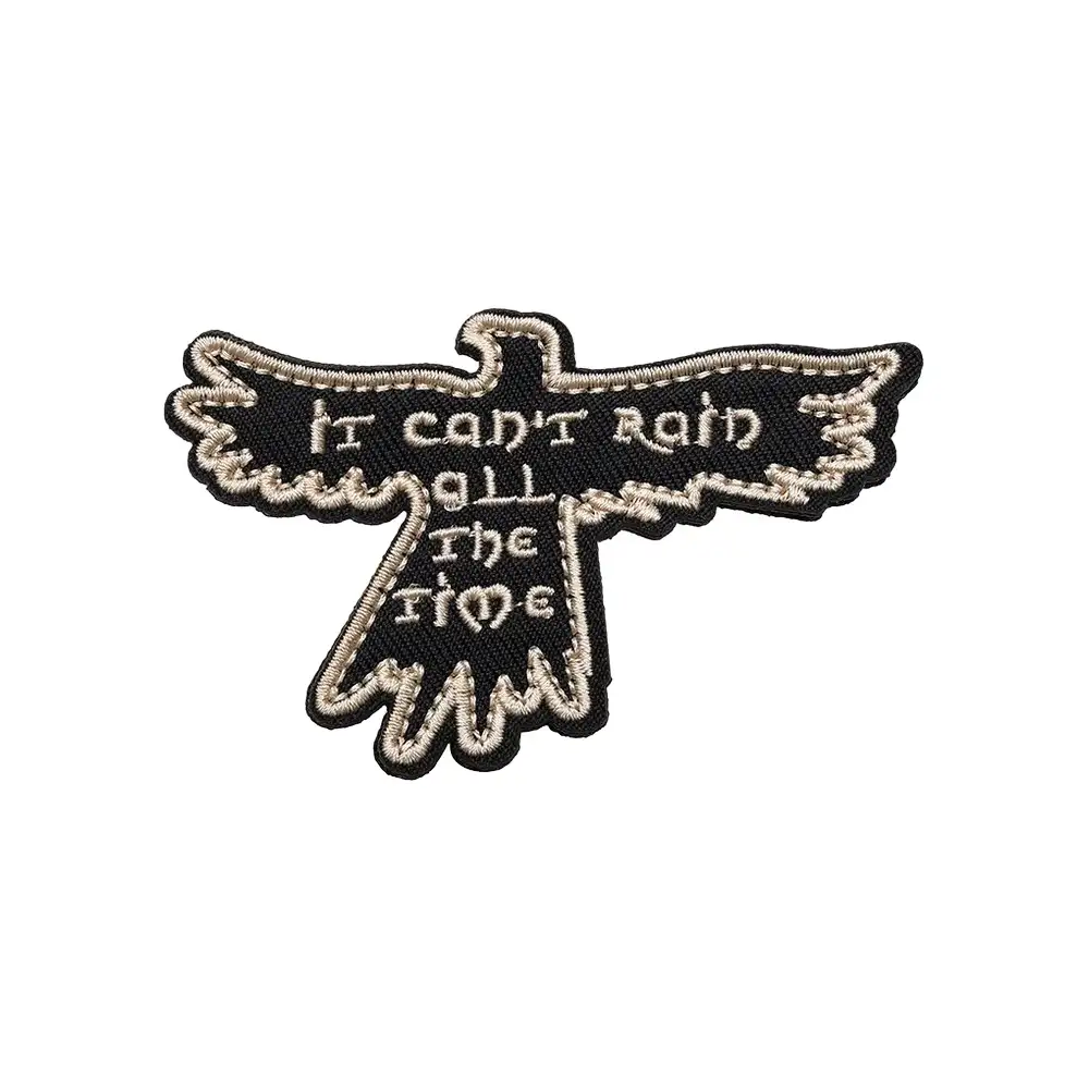 Fun Text Embroidered Velcro Patch