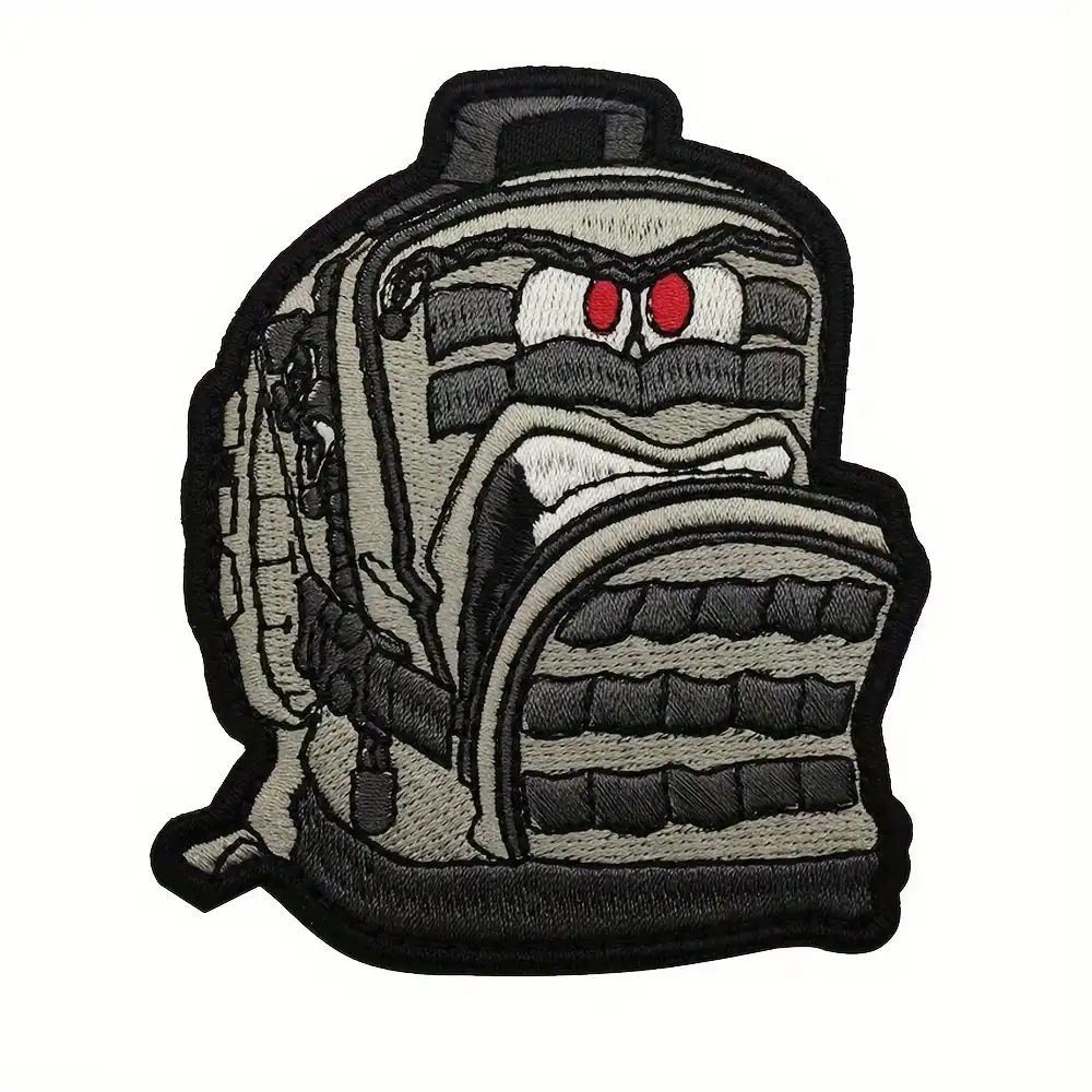 Grumpy Rush Tactical Embroidered Velcro Patch